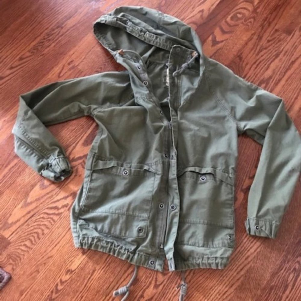 PULL & BEAR ZIP UP CASUAL WINTER HOODED JACKET